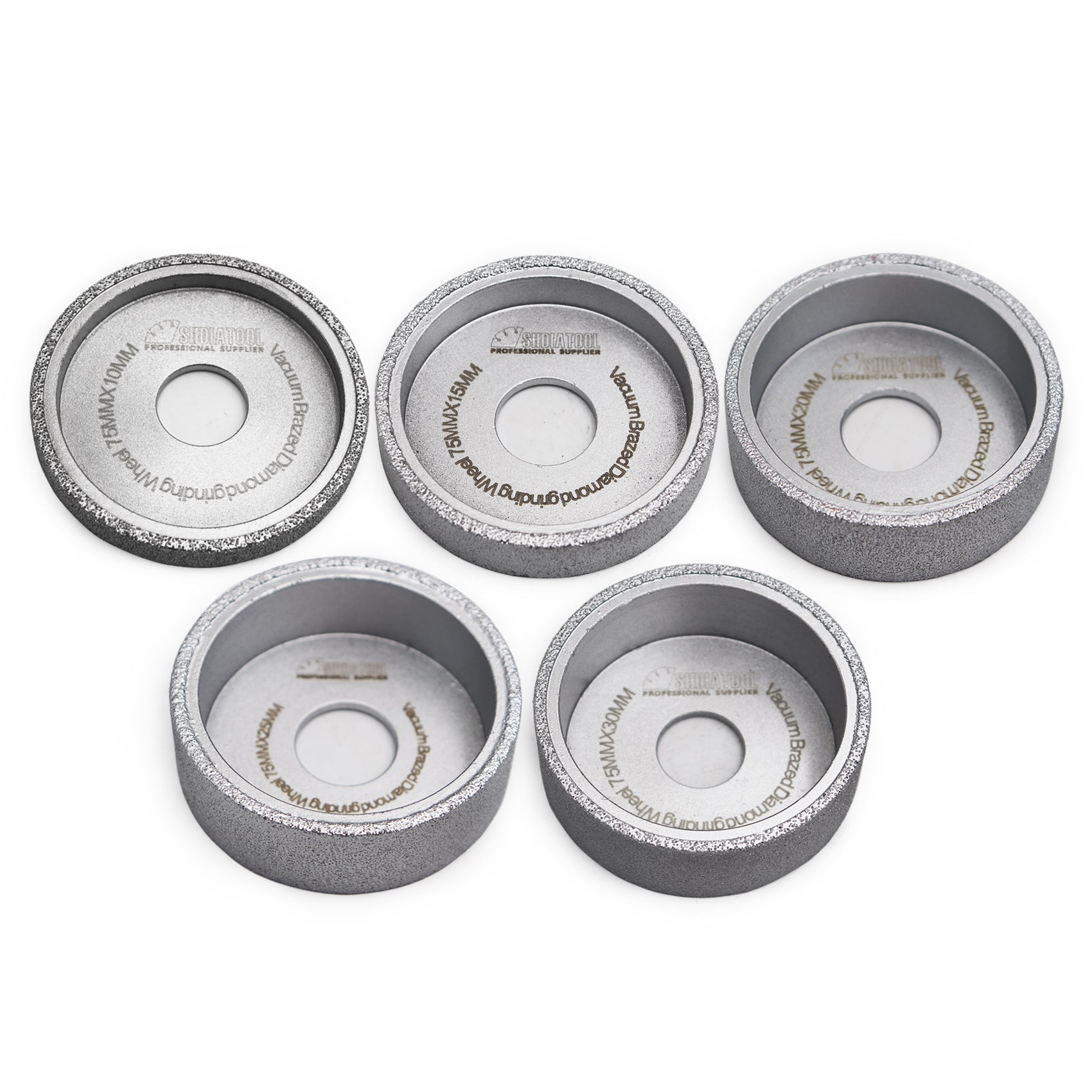 SHDIATOOL 3"/75mm Diamond Flat Profile Wheel (5 Styles Available) for Stone Tile - SHDIATOOL