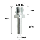 2pcs Adapter Different Connection Converter M14 5/8"-11 Thread to Round Shank For Angle Grinder Drill Bits
