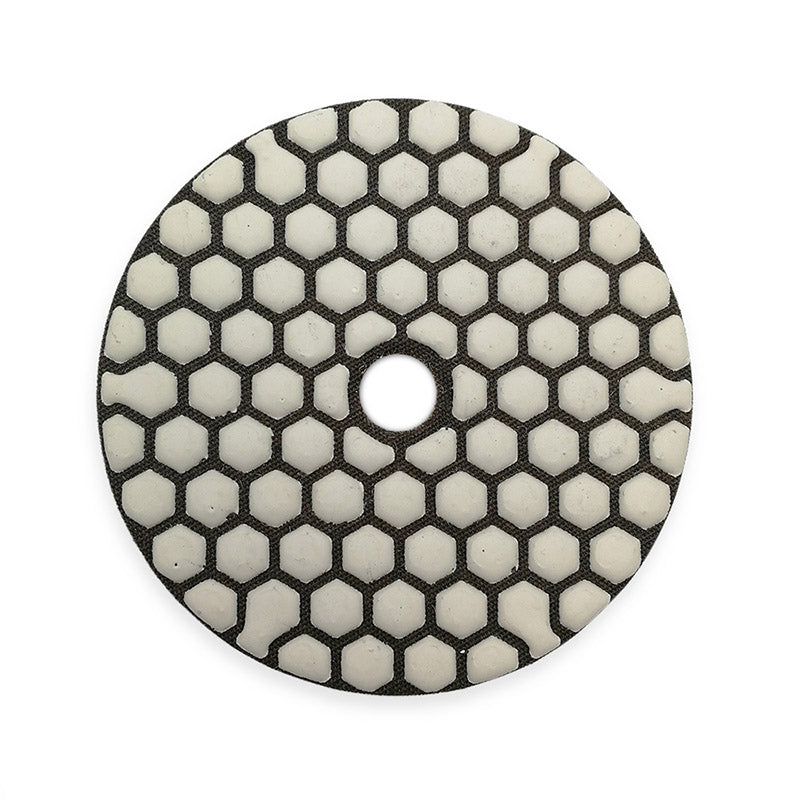 SHDIATOOL 4 inch Dry Diamond Polishing Pad for Granite Marble  7pcs/set