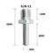 2pcs Adapter Different Connection Converter M14 5/8"-11 Thread to Round Shank For Angle Grinder Drill Bits