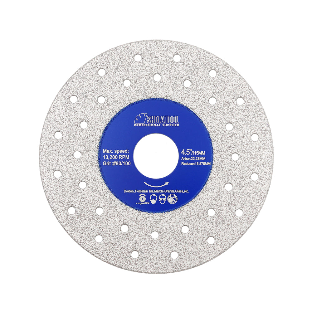 SHDIATOOL 1/2/3pcs Porous Widened Cutting Blade 75/115/125mm Ultra-Thin Disc Dekton Porcelain Tile Marble Glass Granite