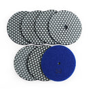 SHDIATOOL 4" Super Diamond Wet/Dry Polishing Pads for Granite Marble - SHDIATOOL