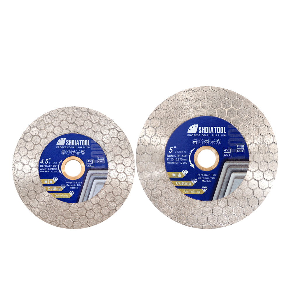 4.5''/5'' Hexgonal Blade Tile Ceramic Granite Diamond Cutting Disc SHDIATOOL - SHDIATOOL