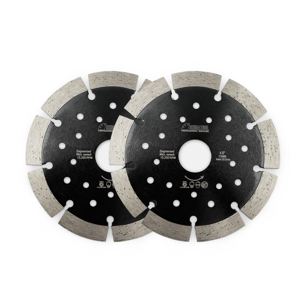SHDIATOOL Concrete Diamond Segmented Saw Blade with Multi Holes Cutting Granite Marble - SHDIATOOL