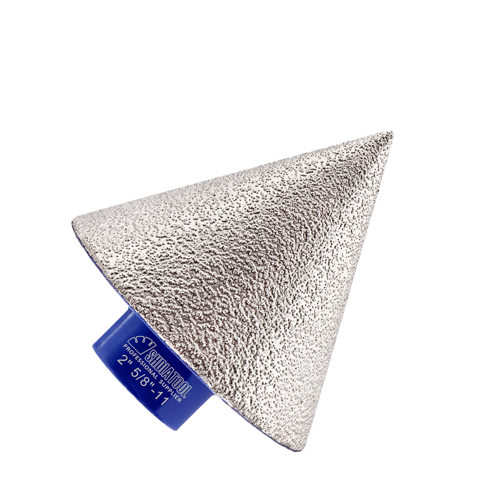 SHDIATOOL Diamond Beveling Chamfer Bits 5/8-11 or M14 or M10 Thread for Granite Marble Tiles Existing Holes Enlarging Polishing Shaping Dia 20/35/50/75mm - SHDIATOOL