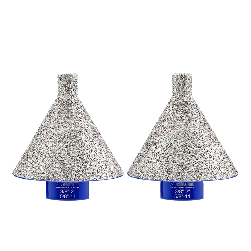 SHDIATOOL 9-50MM Diamond Drilling Finger Chamfer Milling Bits Shaping Enlarge Bevel Marble Ceramic M14 or 5/8-11