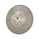 SHDIATOOL Electroplated Diamond Cutting & Grinding Disc Single Side Coated with M14 or 5/8-11 Flange for Granite Marble - SHDIATOOL