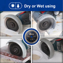 SHDIATOOL 2/10pcs 3inch Diamond Turbo Saw Blade Cutting Disc for Ceramics Tiles