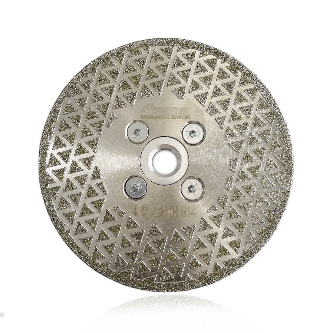 Electroplated Cutting and Grinding Disc Single/Double side Coated M14 or 5/8-11 Flange - SHDIATOOL