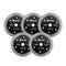 SHDIATOOL 5pcs/pack Diamond Hot Pressed Turbo Blade for Ceramic  3" - SHDIATOOL