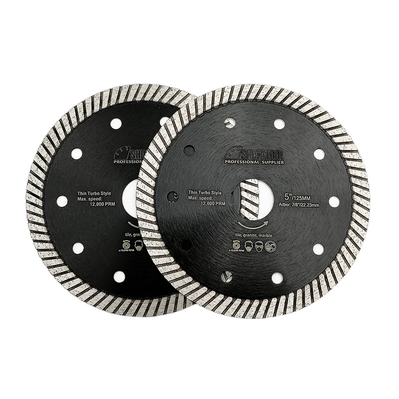 thumbnail image 2 of 4.5-Inch Turbo Diamond Blade – Wet Or Dry – Tile, Concrete, Marble, Masonry – Por Right Industry 2 of 2