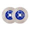 Diamond Cutting Grinding Disc Triangle 4.5"/5" Ceramic Stone M14 or 5/8-11 Flange