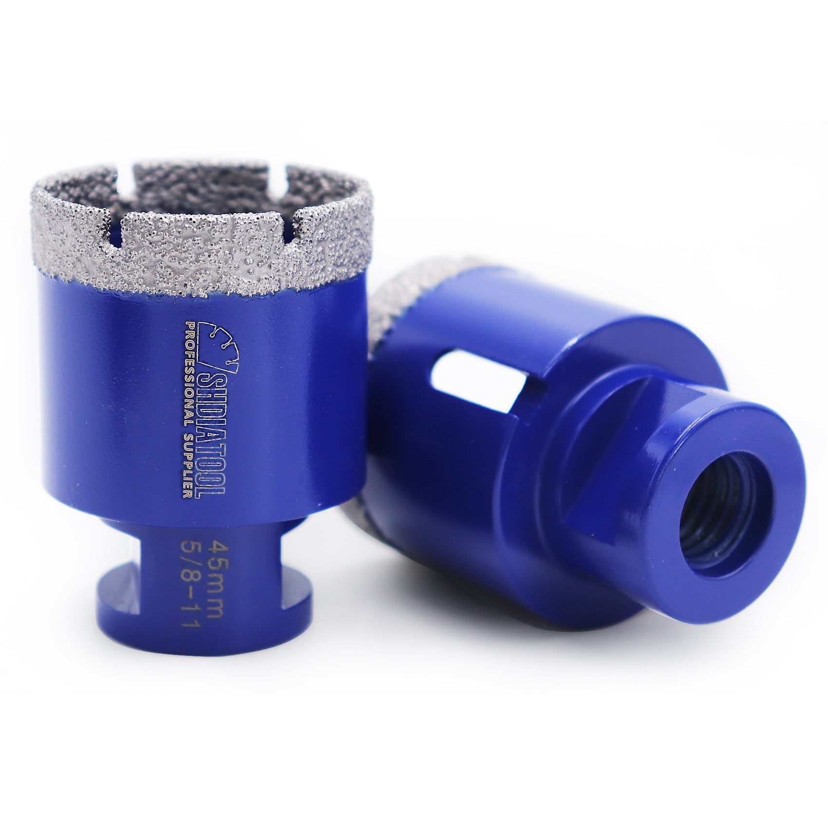 Diamond Core Bit 2pcs 6-50MM for Marble Porcelain Ceramic Stone 5/8-11 Thread - SHDIATOOL
