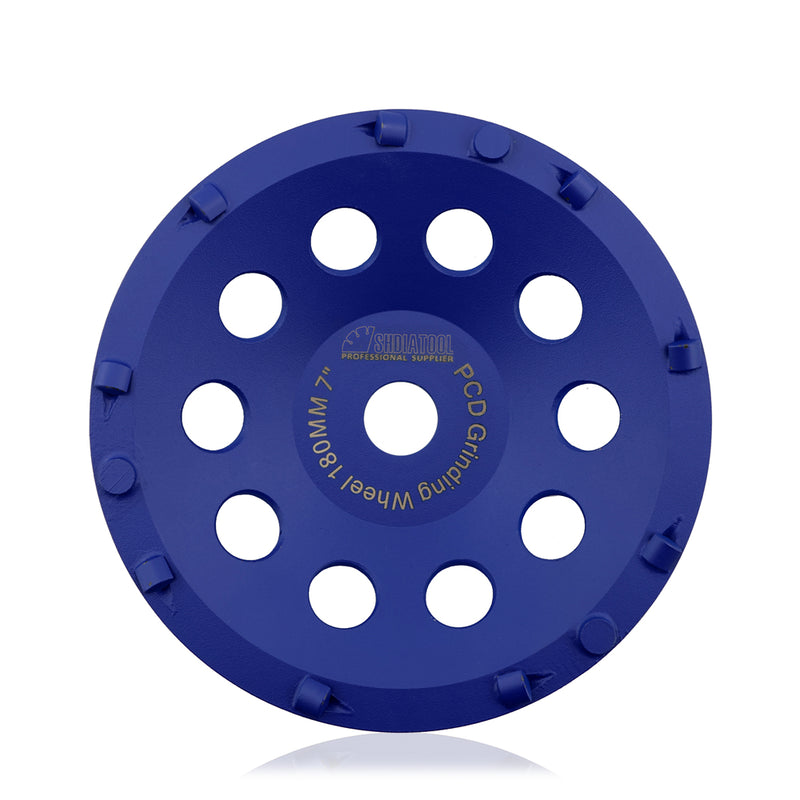 China 5 Inch PCD Diamond Grinding Cup Wheel For Floor Epoxy Coating Removal Product