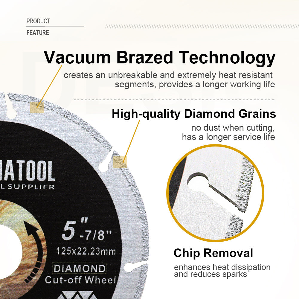4-1/2 Inch Metal Saw Blades for Steel Tube Iron Rebar Angle Steel Cutting Disc USA warehouse - SHDIATOOL