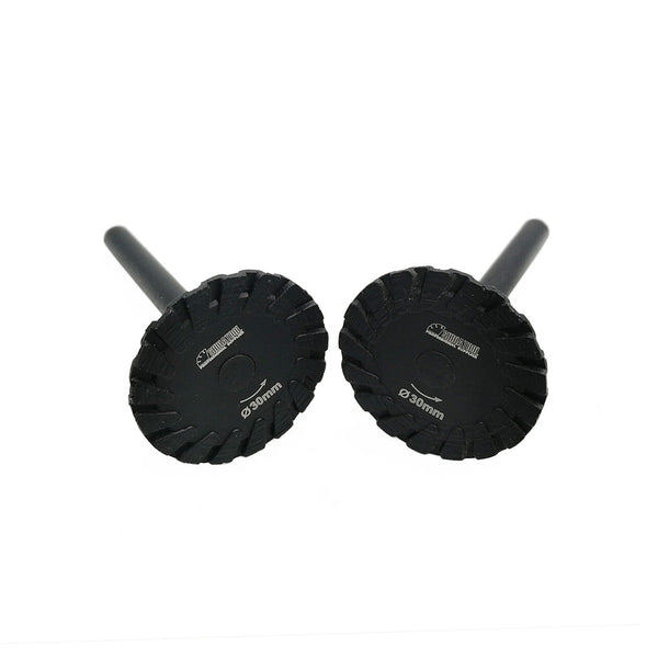 Mini Turbo Saw Blade 2pcs 30/40mm Carving Cutting Granite Marble Stone with 6mm Shank - SHDIATOOL