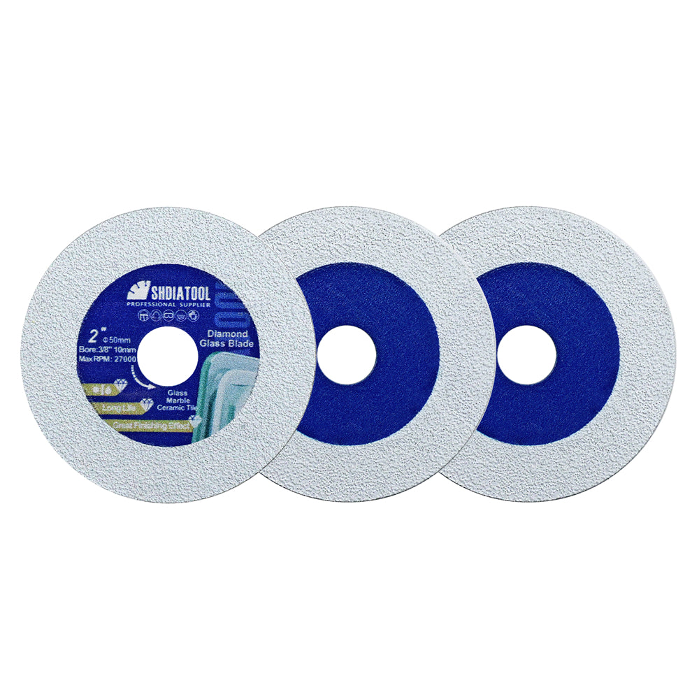 DE Warehouse SHDIATOOL Diamond Cutting Grinding Glass Disc 1pc 125mm Saw Blade for Glass Ceramic