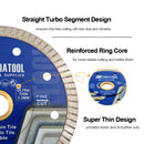 Diamond Cutting Disc 4" 4.5" 5" for Ceramic Porcelain Marble Turbo Saw Blade