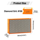 Diamond Hand Polishing Pad 2pcs Grit60-3000 Granite Marble Concrete Stone Sanding Disc