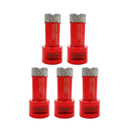 Diamond Core Bit 5pcs 20/25/28/35mm Drilling Porcelain Granite with M14 Thread