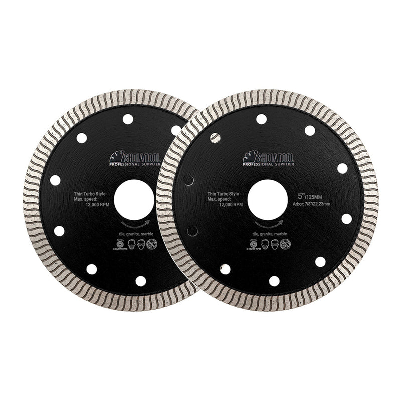 SHDIATOOL Superthin Diamond Saw Blades 4.5" 5"Ceramic Marble Granite