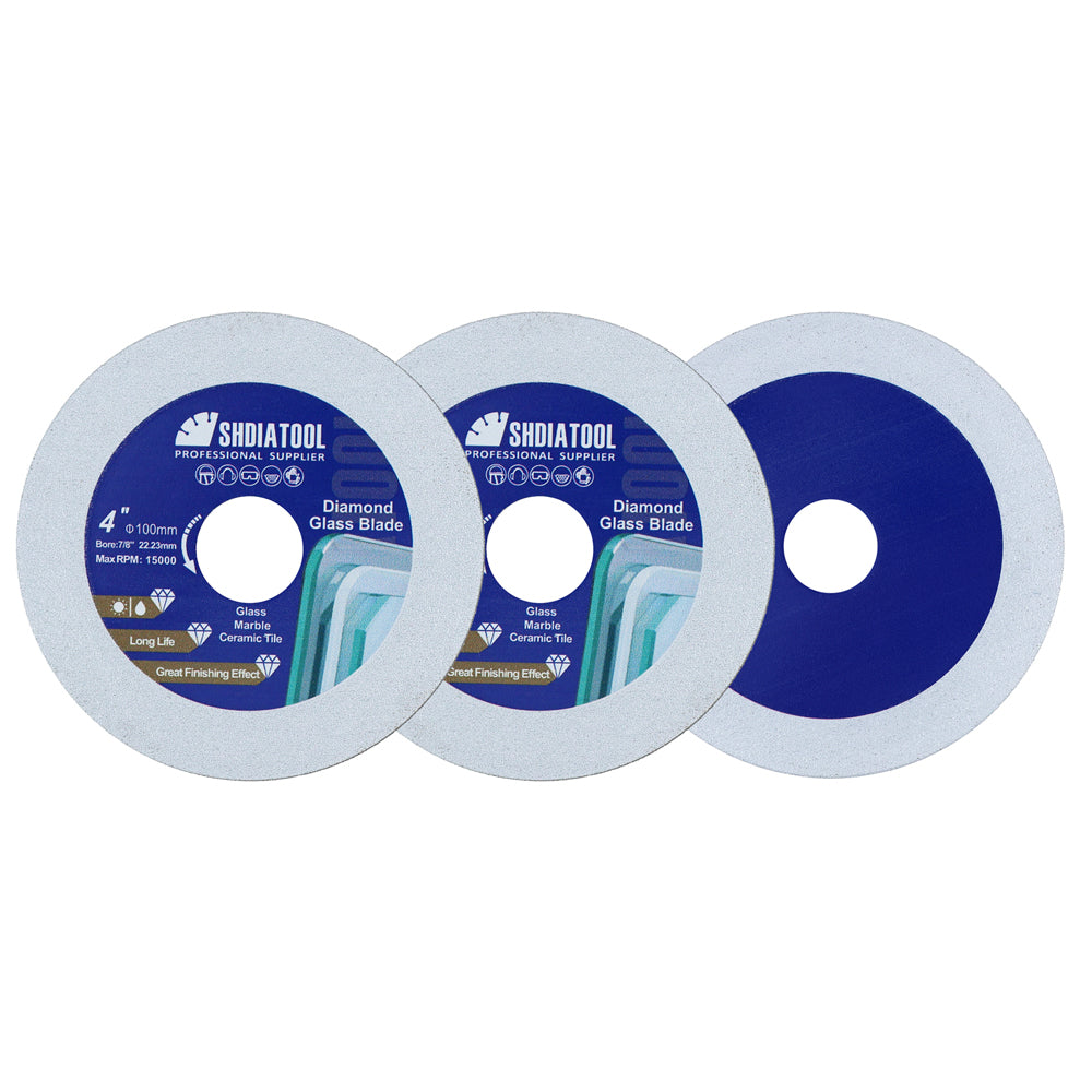 DE Warehouse SHDIATOOL Diamond Cutting Grinding Glass Disc 1pc 125mm Saw Blade for Glass Ceramic
