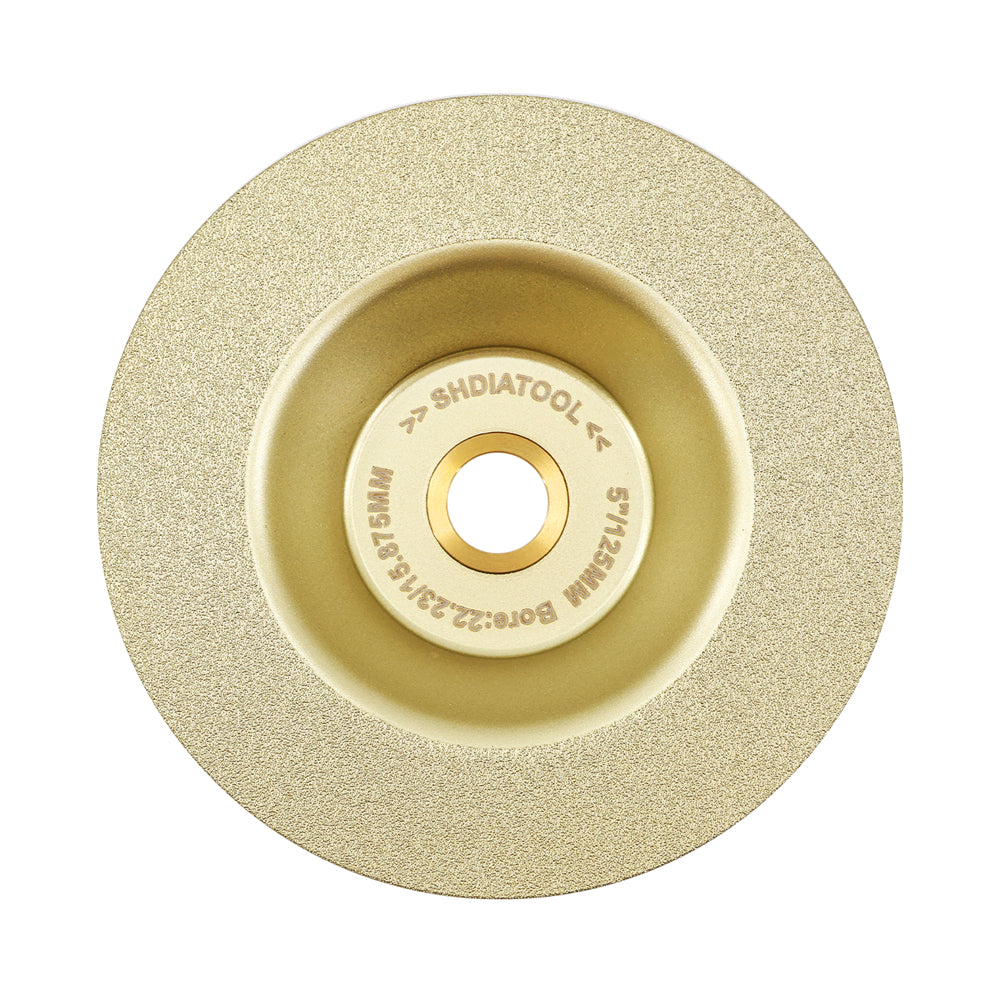 SHDIATOOL 1/2/3pcs 4.5inch/5inch Brazed Rock Plate Bowl Cutting Grinding Disc 115mm/125mm Dekton Porcelain Tile Ceramic Marble Granite