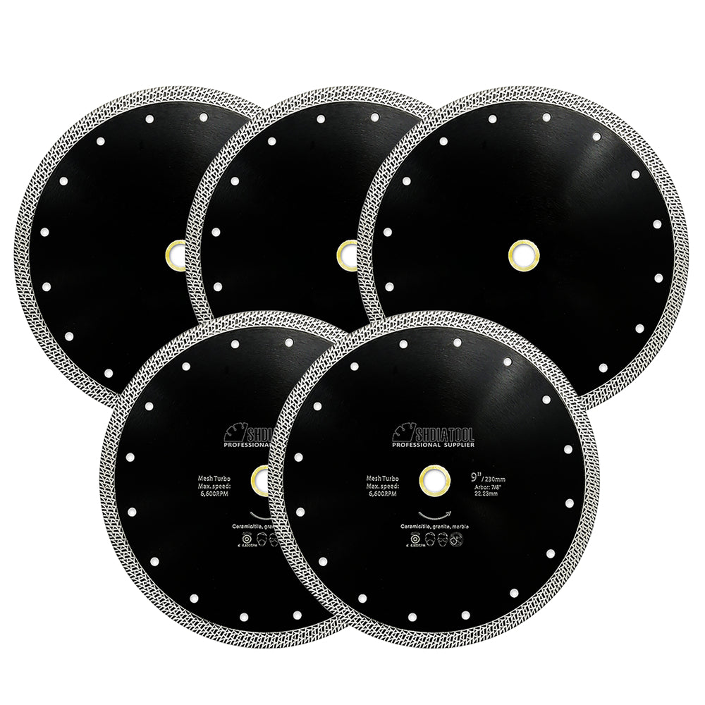 Mesh Turbo Diamond Blade for Granite Marble Ceramic Tile Brick SHDIATOOL - SHDIATOOL