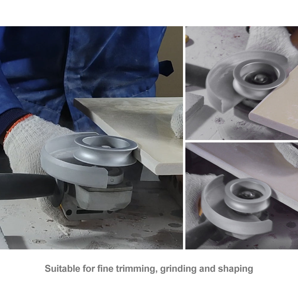 SHDIATOOL 3"/75mm Diamond Grinding Disc of Half-Round Edge 2pcs Marble Granite - SHDIATOOL