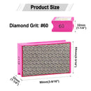 Diamond Hand Polishing Pad 2pcs Grit60-3000 Granite Marble Concrete Stone Sanding Disc