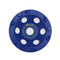 SHDIATOOL PCD Grinding Cup Wheel for Remove Epoxy Glue Mastic Paint and Concrete Floor Surface Coating Bore 22.23mm Available 4.5" 5" - SHDIATOOL