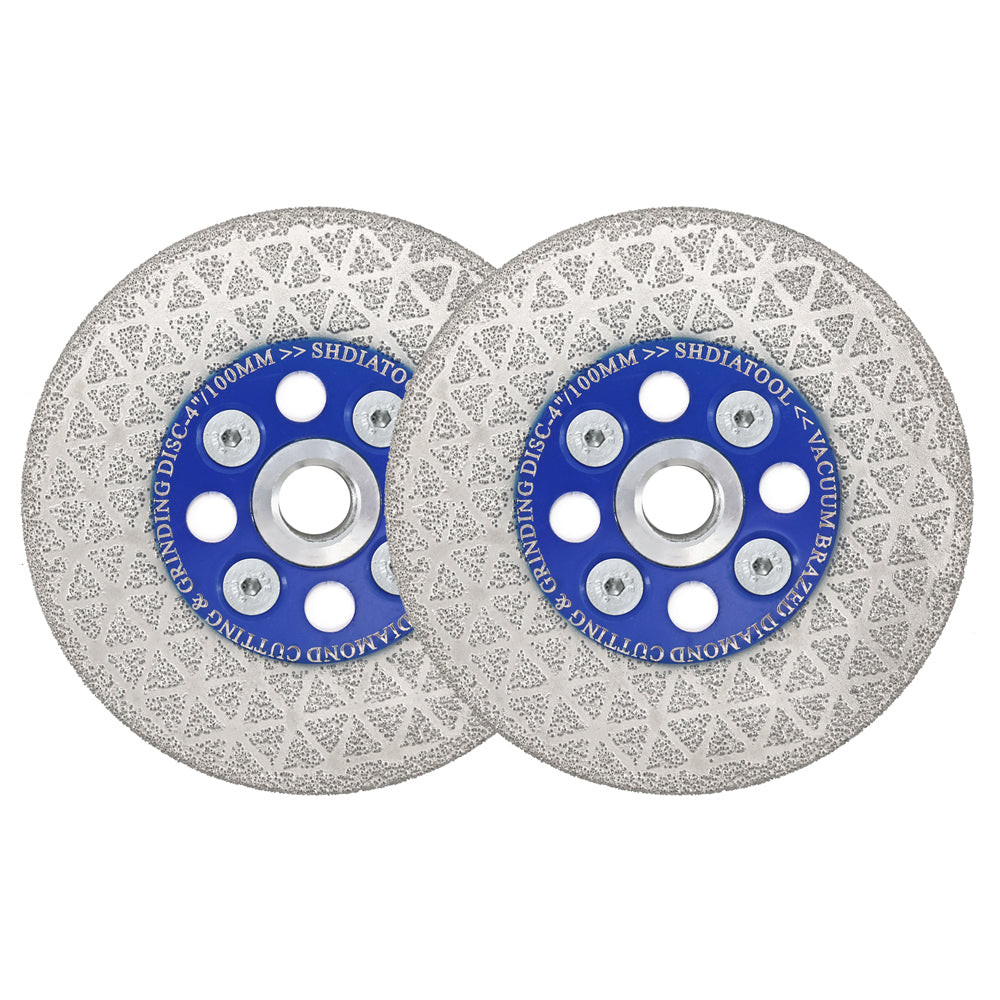Diamond Cutting Grinding Disc Triangle Granite Concrete Saw Blade M14 or 5/8-11 Flange