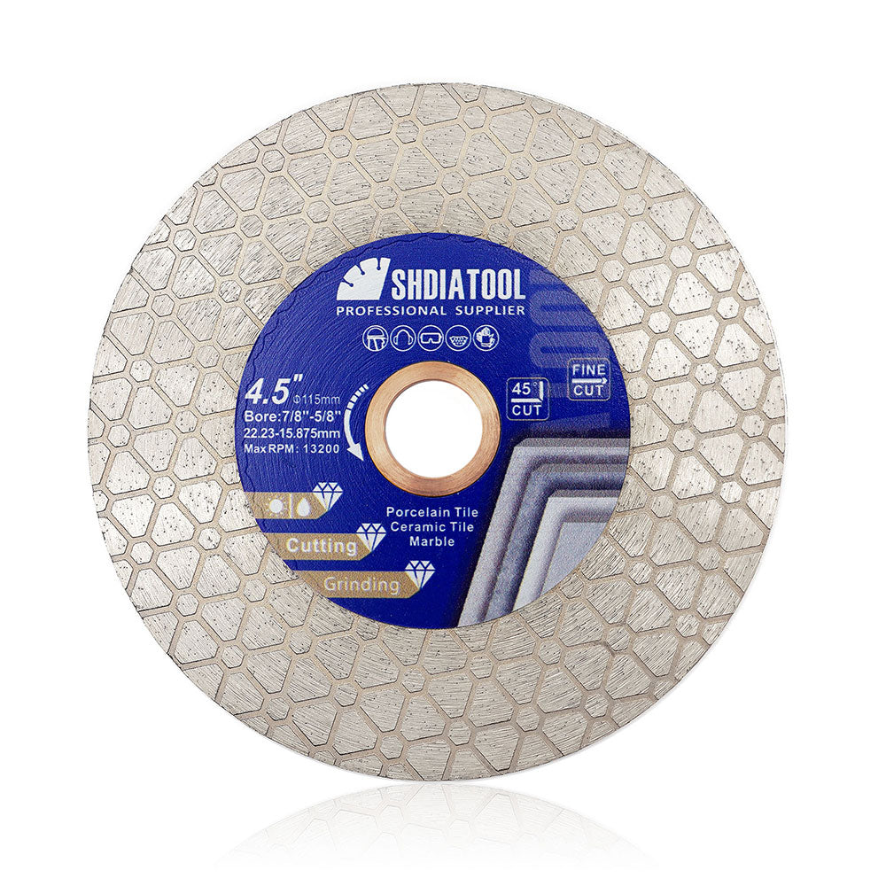 SHDIATOOL Diamond Cutting Grinding Disc Triangle Segment 1/2/5pcs 4.5 ...