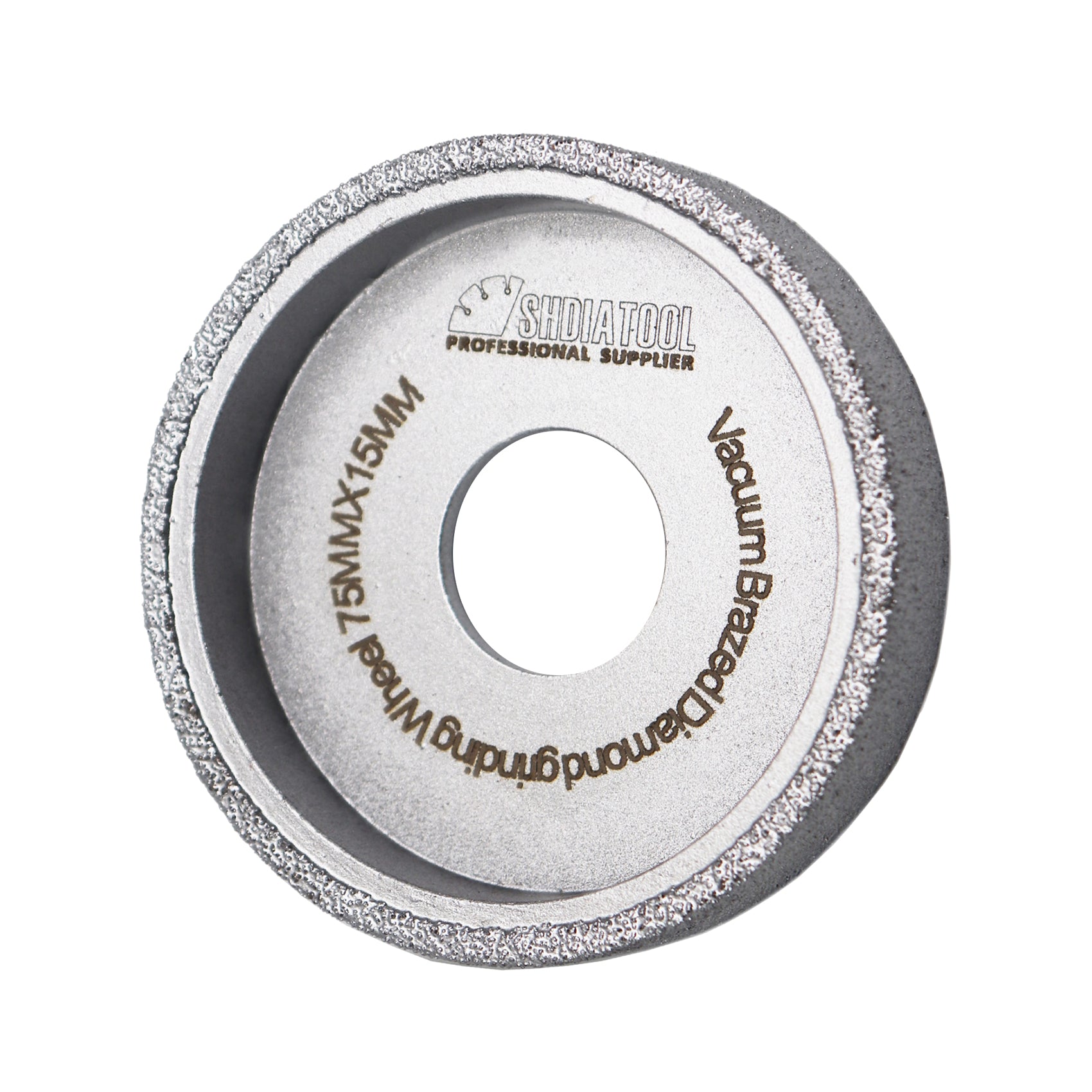 SHDIATOOL 5"/125mm Diamond Flat Wheel Beveling Wheel Marble Concrete Stone - SHDIATOOL