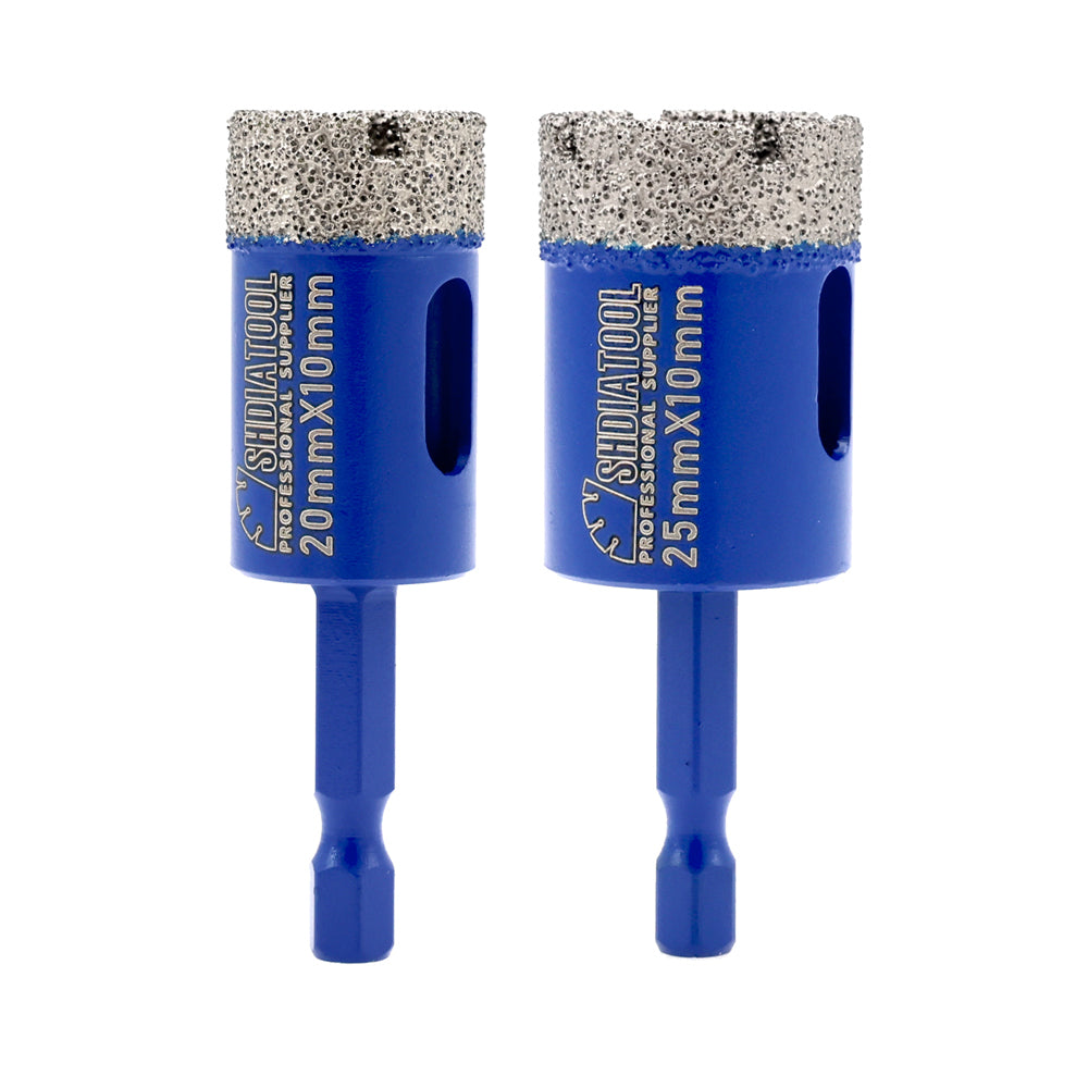 Diamond Drilling Core Bit 20/25mm Granite Marble Ceramic Masonry  Quick-fit Shank