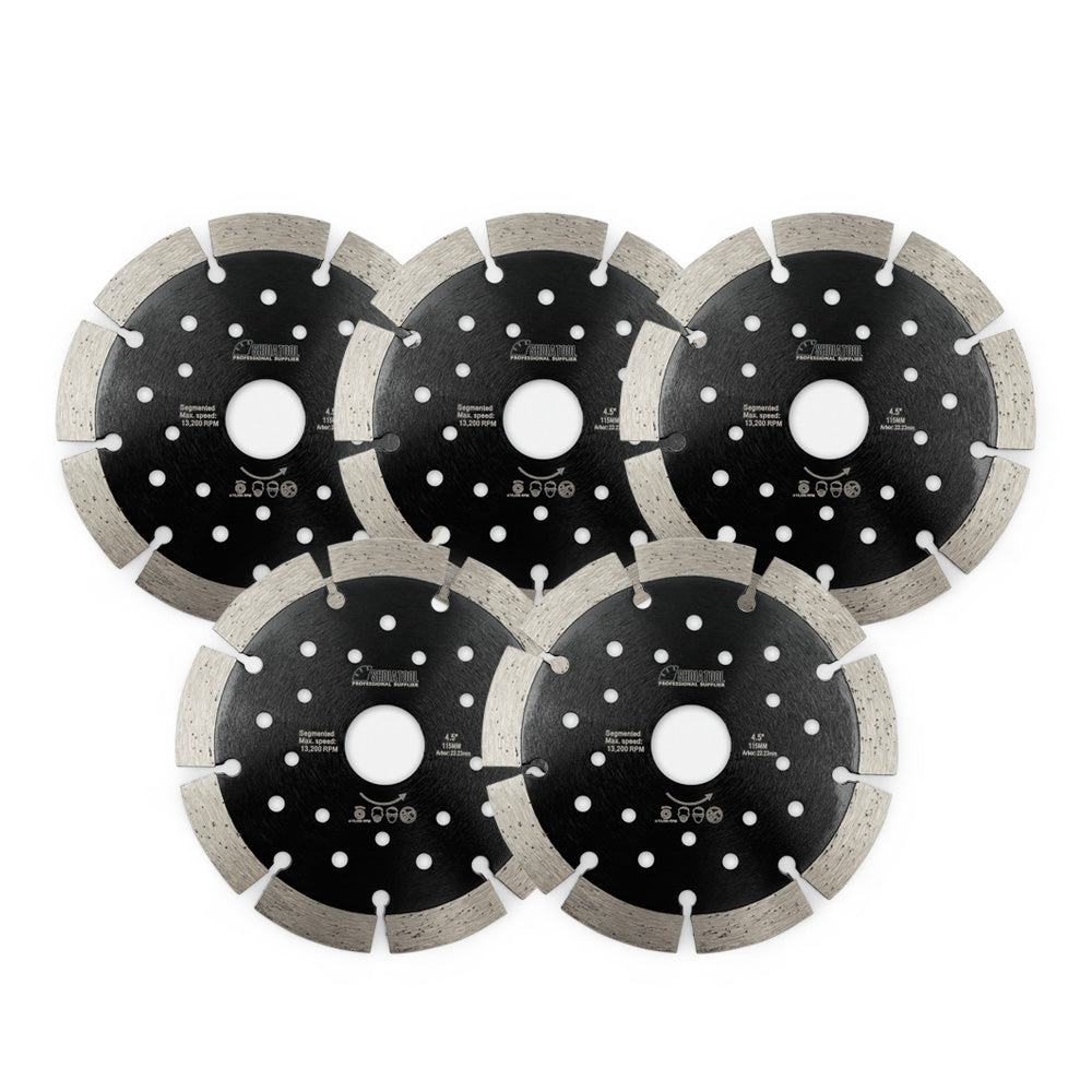 SHDIATOOL Concrete Diamond Segmented Saw Blade with Multi Holes Cutting Granite Marble - SHDIATOOL