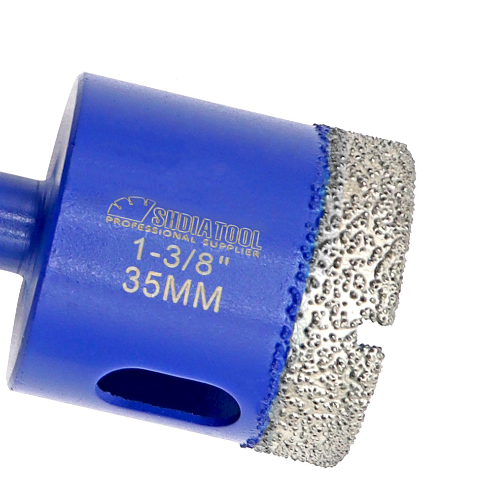 SHDIATOOL Diamond Drill Bit 1/2/5pcs Dia 35mm Granite Marble Ceramic Vacuum brazing Core Bit SDS PLUS Shank