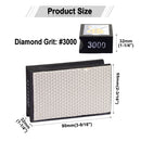 SHDIATOOL Diamond Hand Polishing Pads 2pcs Grit 60-3000 Granite Marble Concrete Stone Sanding Disc Grinder