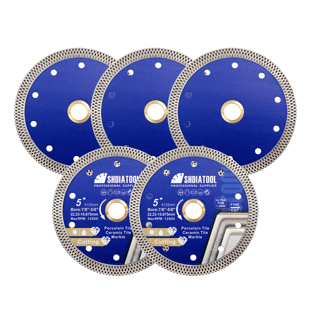 SHDIATOOL Mesh Turbo Saw Blade 1pc 4.5/5inchs Procelain Ceramic Granite US Warehouse
