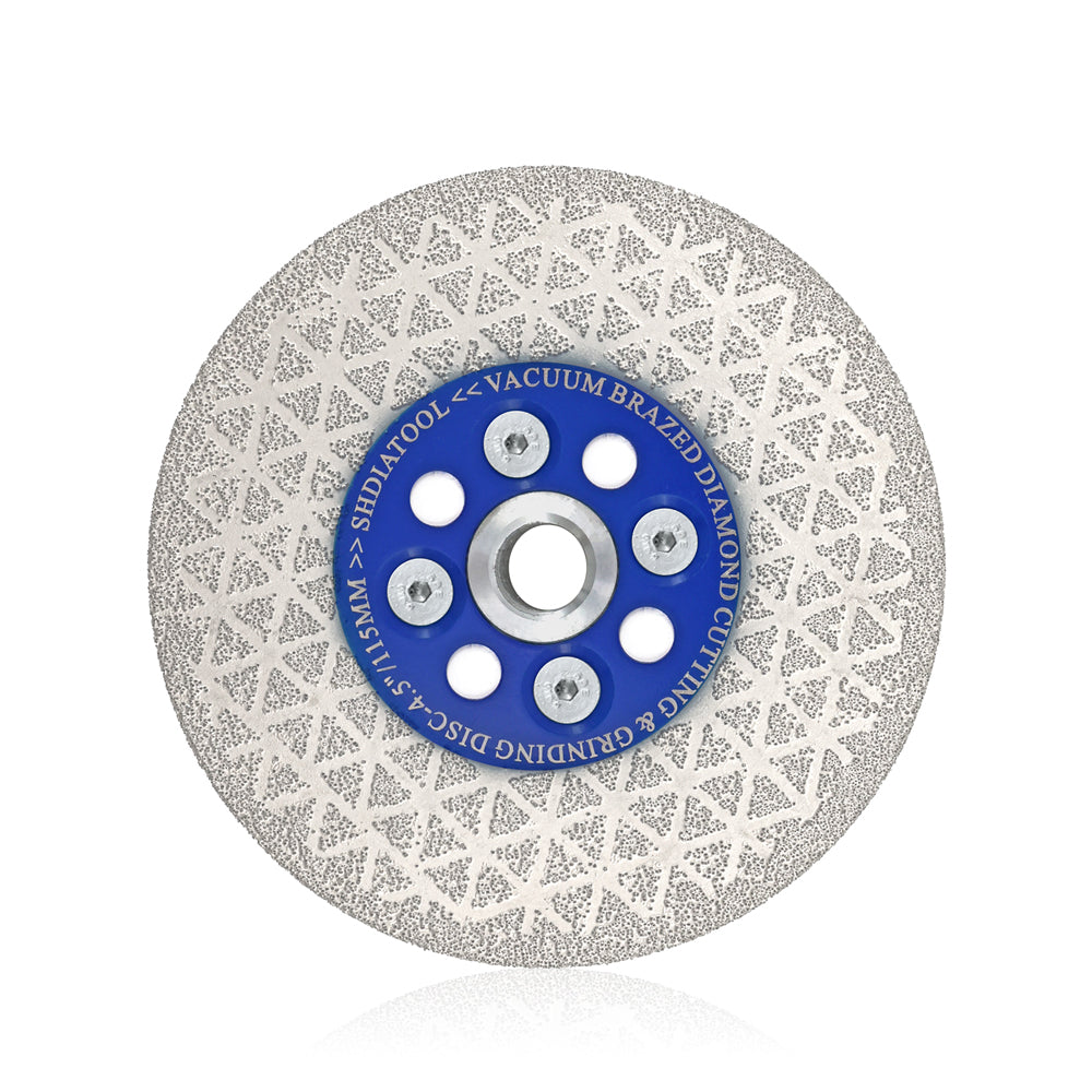 Diamond Cutting Grinding Disc Triangle Granite Concrete Saw Blade M14 or 5/8-11 Flange