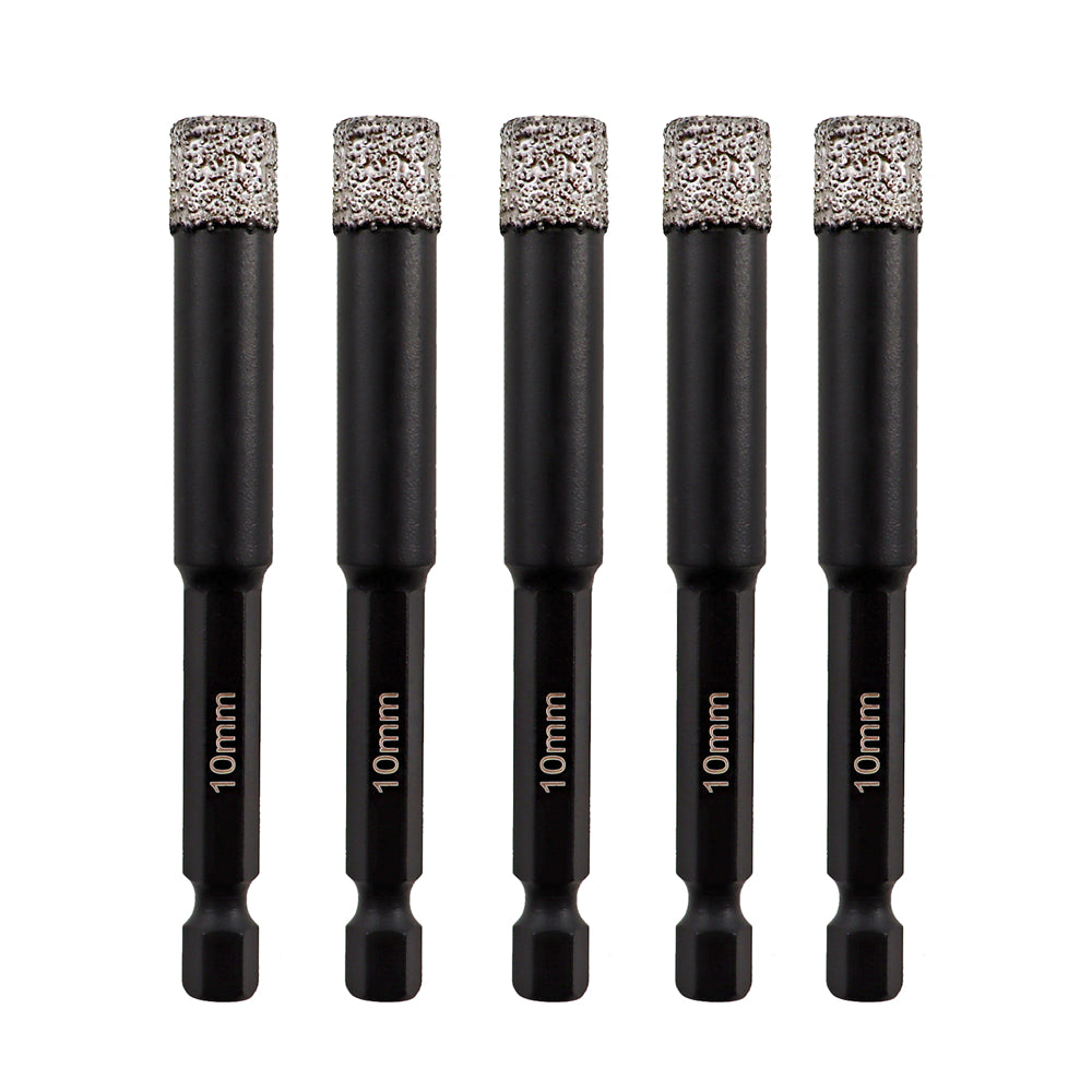 Diamond Drilling Bit 5pcs Ceramic Granite Marble Core Bit Quick-fit Shank