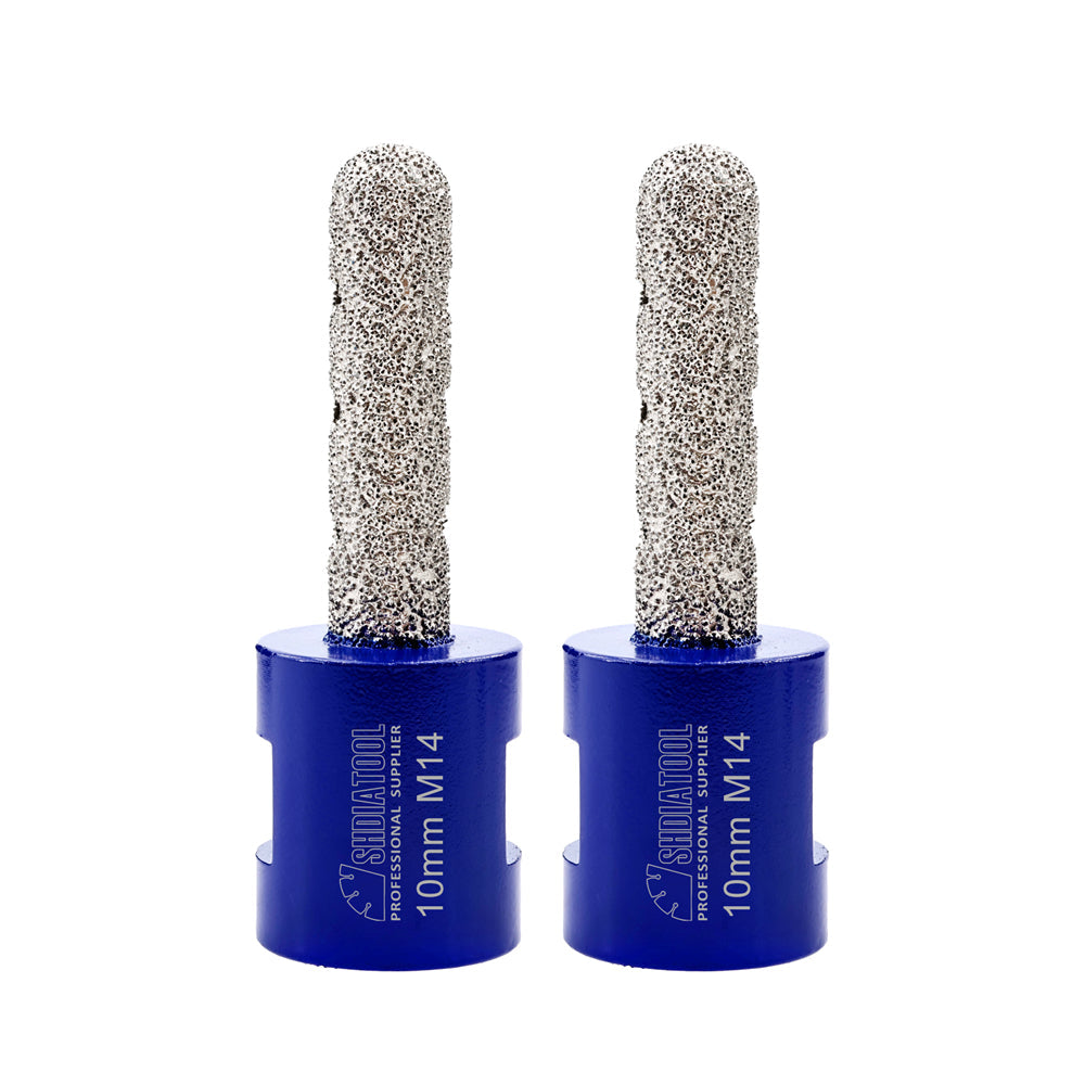 Diamond Finger Milling Bits Porcelain Ceramic Marble M14 or 5/8-11 Thread SHDIATOOL