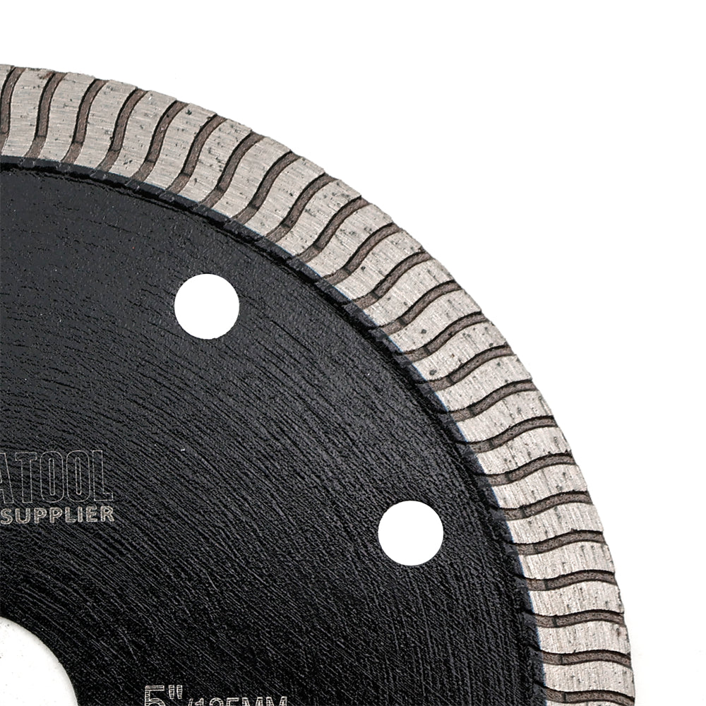 Turbo Saw Blade 5pcs 4.5" 5" Ceramic Marble Tile Granite Superthin Cutting Disc