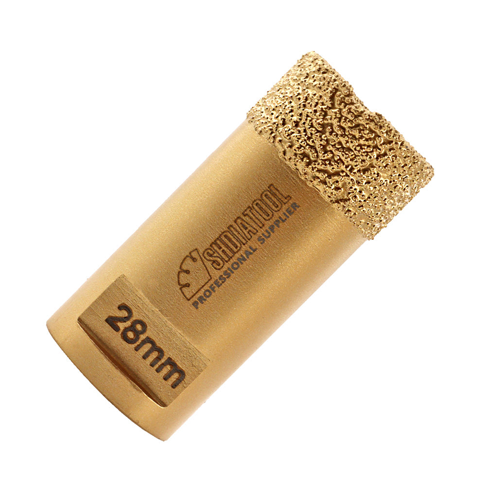 SHDIATOOL 20-160mm Dry Diamond Drilling Core Bits for Ceramic Marble M14 Thread - SHDIATOOL
