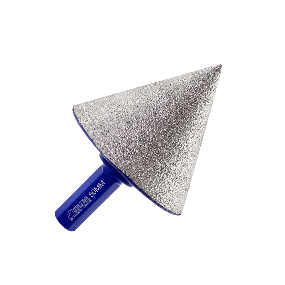 SHDIATOOL Diamond Beveling Chamfer Bits for Enlarge Shape Bevel Existing Holes in Tile Porcelain Ceramic Marble Granite - SHDIATOOL