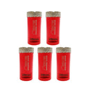 Diamond Core Bit 5pcs 20/25/28/35mm Drilling Porcelain Granite with M14 Thread