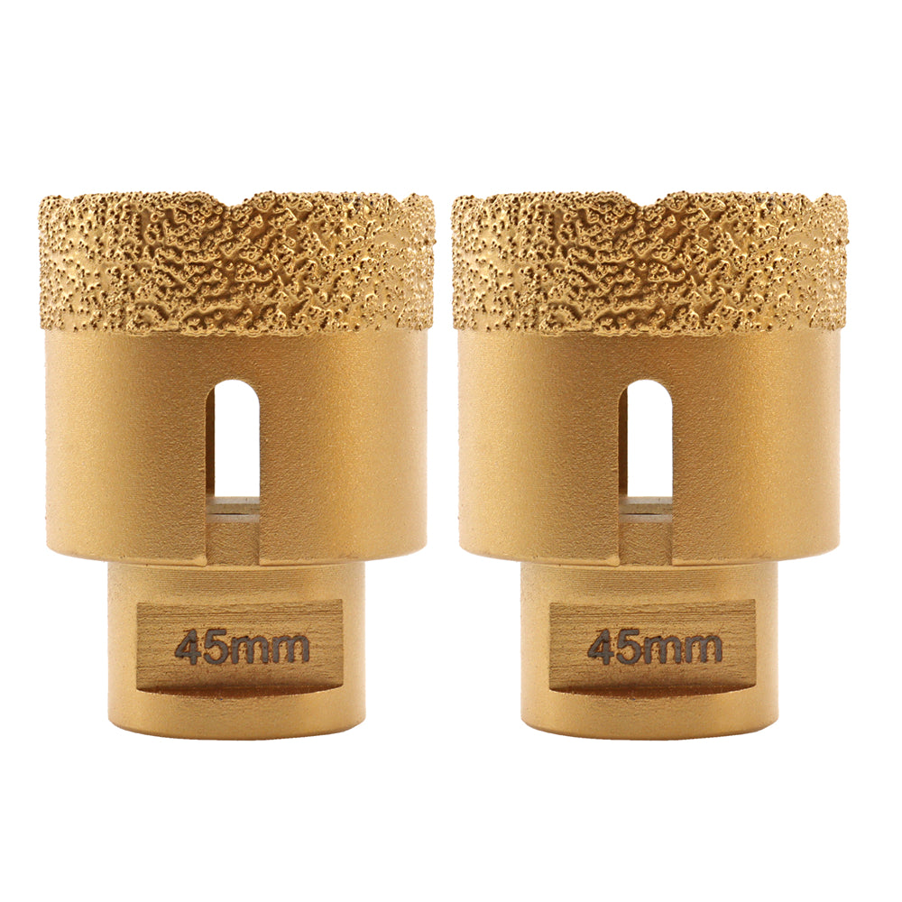 SHDIATOOL 1pc M14 thread Vacuum Brazed Dry Diamond Drilling Core Bits for Ceramic Tile Hole Saw Marble Porcelain Stone - SHDIATOOL