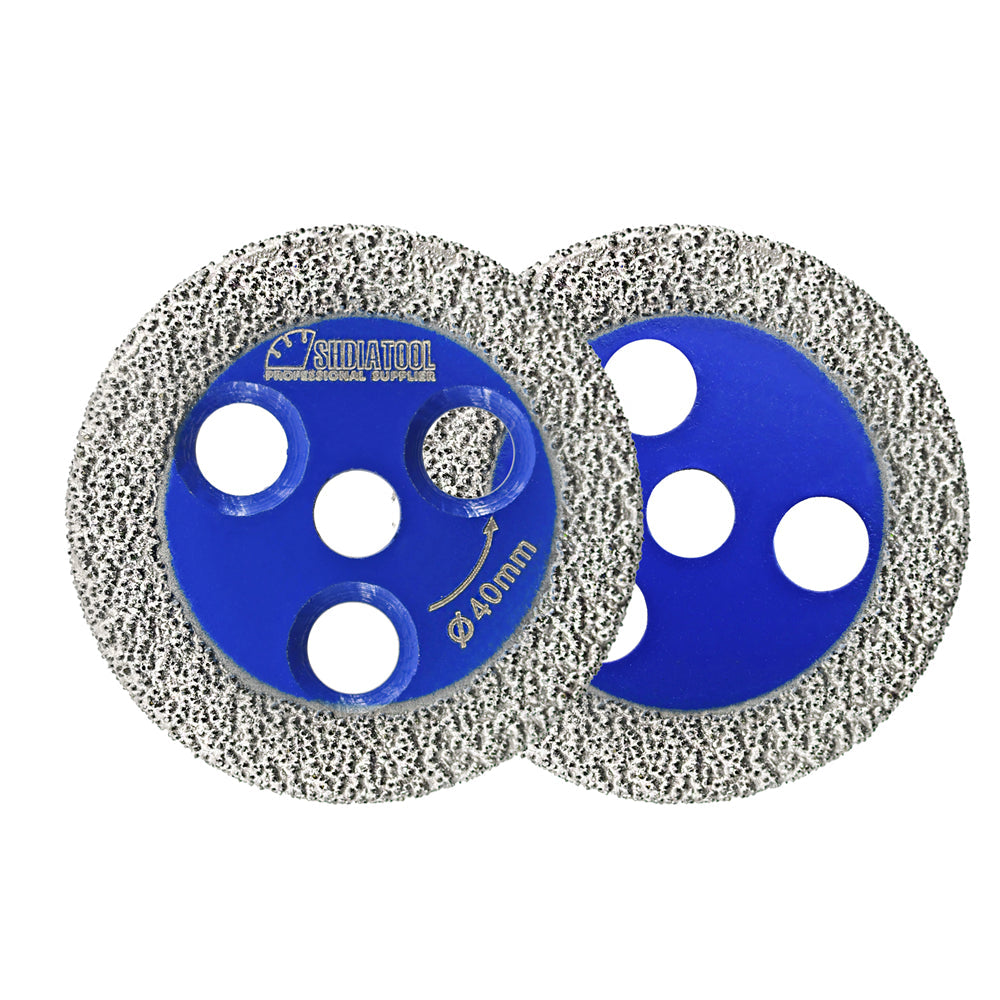 Diamond Engraving Saw Blade 40/50mm for Marble Granite M14 or 5/8"-11 Flange - SHDIATOOL