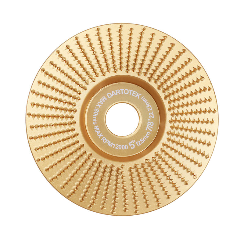 DARTOTEK 1pc 75/100/125mm  Wood Grinding Wheel Cup Wheel Milling Disc Plate Carving Profile Plain Bevel Camber Bowl Abrasive Tool Trimming