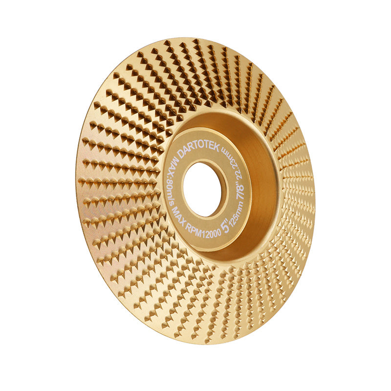 DARTOTEK 1pc 75/100/125mm  Wood Grinding Wheel Cup Wheel Milling Disc Plate Carving Profile Plain Bevel Camber Bowl Abrasive Tool Trimming